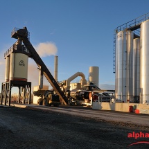 Centrale enrobé sur le site AROBIA, catégorie photographie industrielle