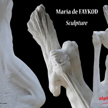 Photographies d'oeuvres d'art sculptées par Maria De Faykod, et photographiées par Jean-Yves Liens