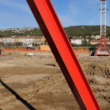 Photos suivi de chantier groupe scolaire La Fare les Oliviers pour Gagneraud Construction