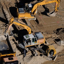 Photos suivi de chantier groupe scolaire La Fare les Oliviers pour Gagneraud Construction