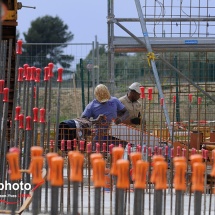 Photos suivi de chantier groupe scolaire La Fare les Oliviers pour Gagneraud Construction