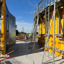 Photos suivi de chantier groupe scolaire La Fare les Oliviers pour Gagneraud Construction