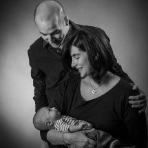 Portrait photographique en studio pour la famille