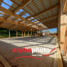 Construction du nouveau boulodrome, Eguilles dans les Bouches du Rhône
