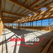 Construction du nouveau boulodrome, Eguilles dans les Bouches du Rhône