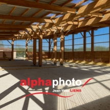 Construction du nouveau boulodrome, Eguilles dans les Bouches du Rhône