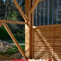 Construction du nouveau boulodrome, Eguilles dans les Bouches du Rhône