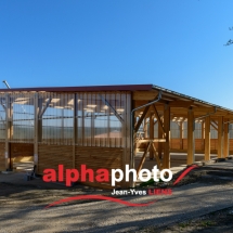 Construction du nouveau boulodrome, Eguilles dans les Bouches du Rhône