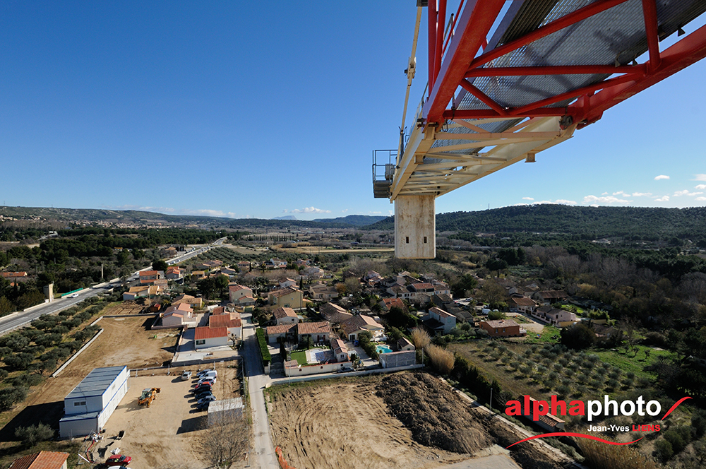 Photos suivi de chantier groupe scolaire La Fare les Oliviers pour Gagneraud Construction
