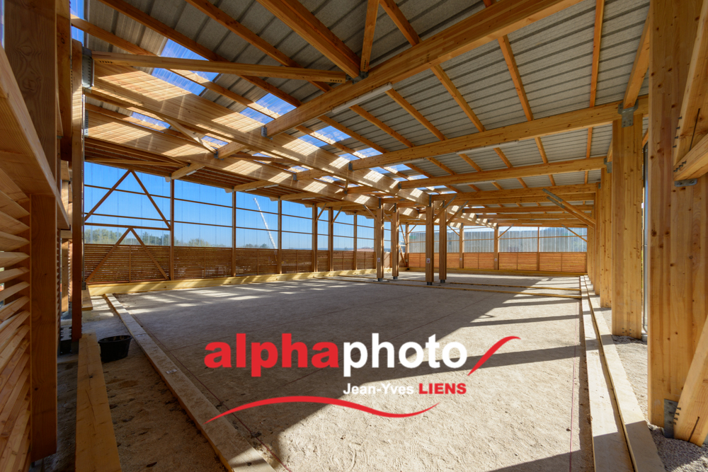 Construction du nouveau boulodrome, Eguilles dans les Bouches du Rhône