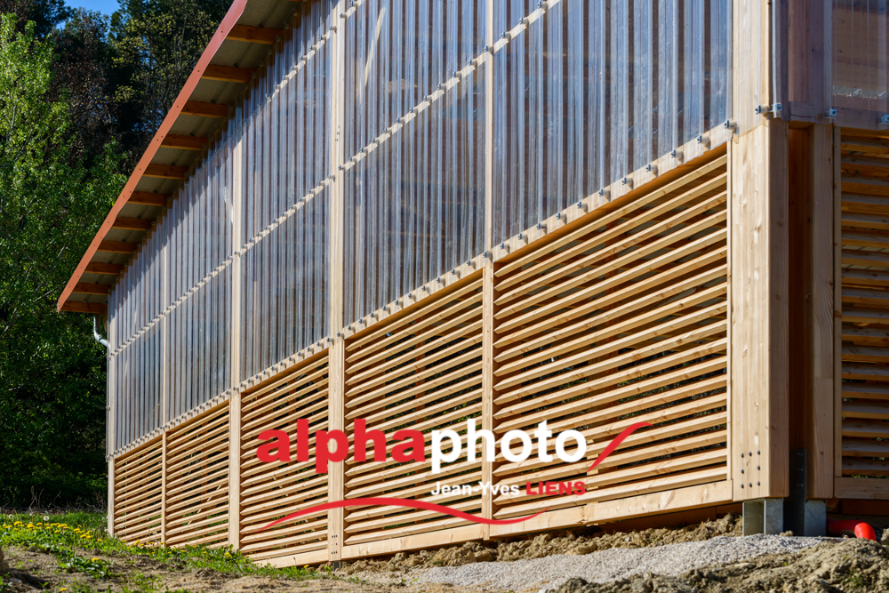 Construction du nouveau boulodrome, Eguilles dans les Bouches du Rhône