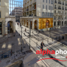 Chantier Centre Bourse, Marseille, pour le groupe Spie Batignolles